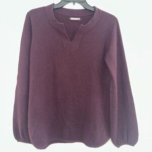 hemisphere cashmere ballon sleeve sweater sz 38 #ZZ